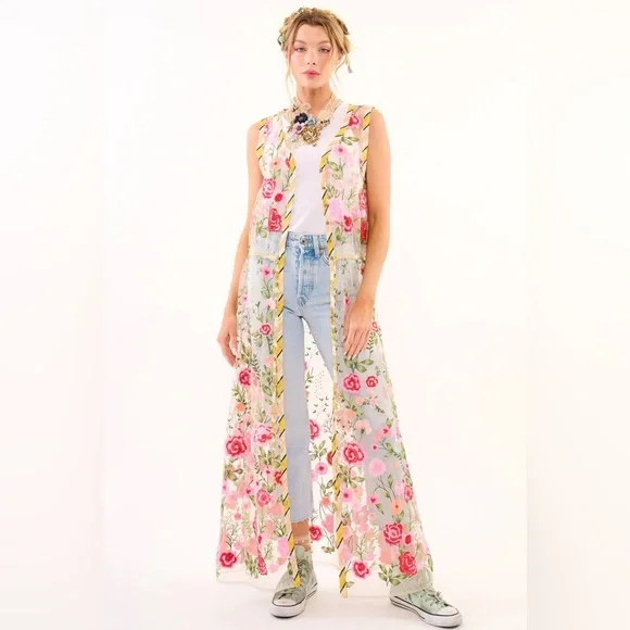 Floral Sleeveless Maxi Dress - Picture 3 of 11